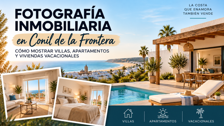 Fotografía inmobiliaria en Conil de la Frontera: cómo mostrar villas, apartamentos y viviendas vacacionales